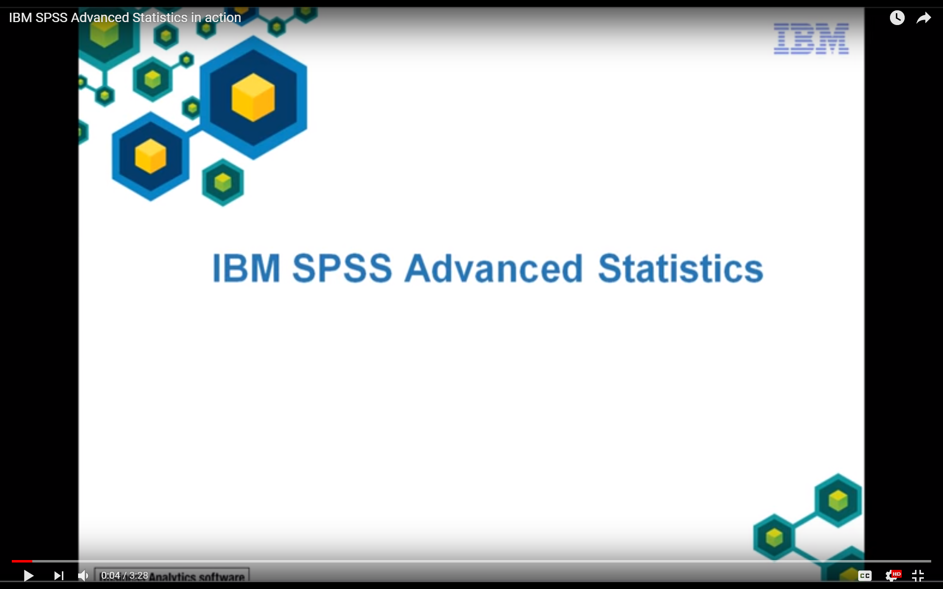 IBM SPSS Advanced Statistics demonstracija